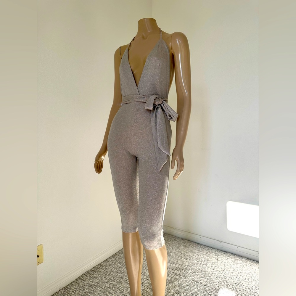 Shiny jump suit club or birthday size S used